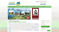 Desktop Screenshot of campingtasmania.com